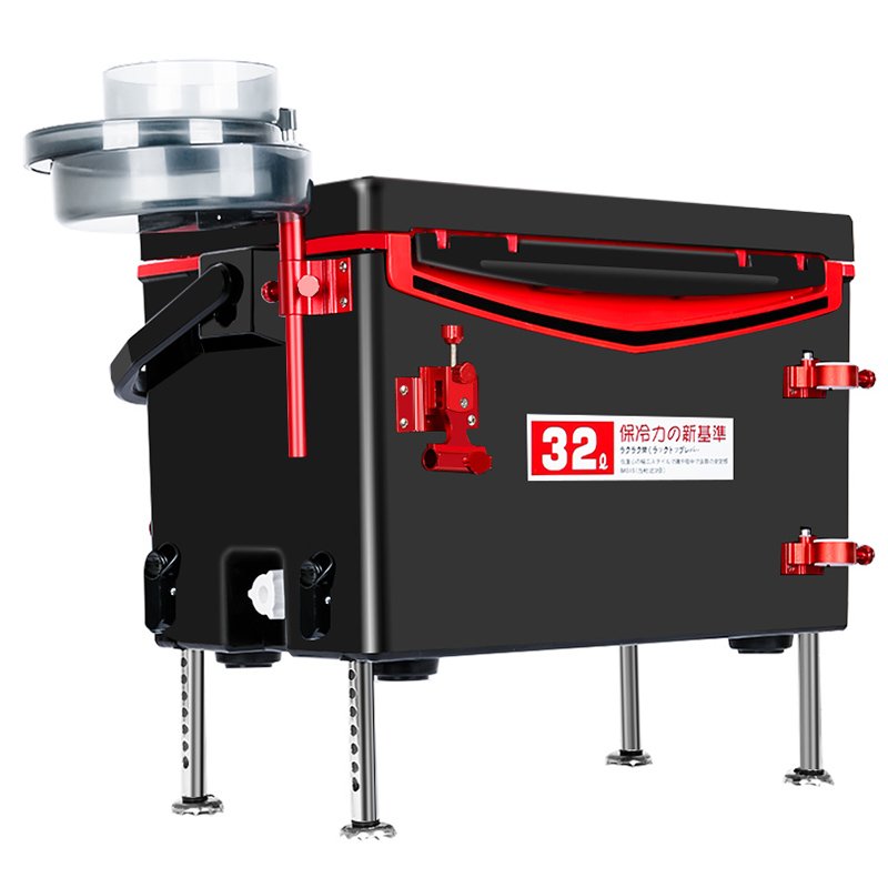2021 new fishing boxes full of over 32-litre fishing boxes free of multifunctional, up-to-field fishing tanks